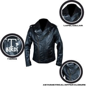 Grease T-Birds Danny Zuko (John Travolta) Leather Jacket