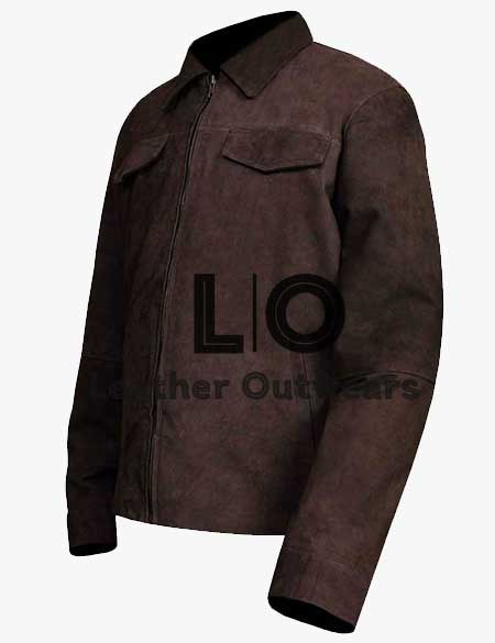 Avengers Endgame Iron Man (Robert Downey) Suede Jacket - Image 2