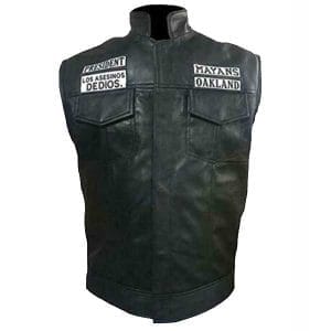 Mayans M.C Angel Reyes (Clayton Cardenas) Leather Vest