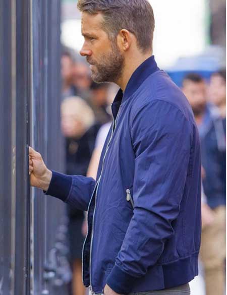 6 Underground Ryan Reynolds Leather Jacket - Image 2