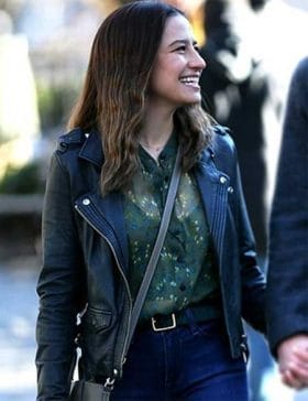 Lucy False Positive Ilana Glazer Black Leather Jacket
