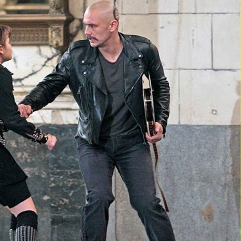 Zeroville James Franco (Vikar) Biker Leather Jacket Leather Outwears