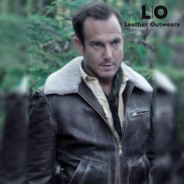 A Series of Unfortunate Events Will Arnett father Leather Jacket