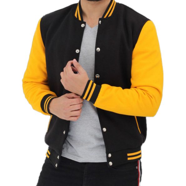 Black And Yellow strips Jacket