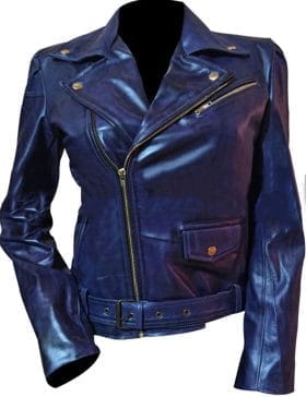 Descendants 3 Sofia Carson (Evie) Purple Leather Jacket
