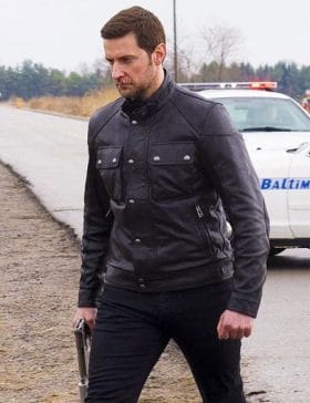 Hannibal Richard Armitage (Francis Dolarhyde) Black Leather Jacket
