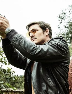 Narcos Season 2 Pedro Pascal (Javier Pena) Black Leather Jacket