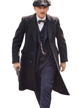 Peaky Blinders Paul Anderson (Arthur Shelby) Black Trench Coat