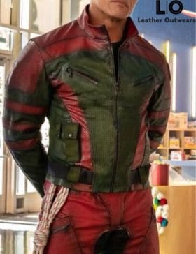 Red One Dwayne Johnson (Callum Drift) Leather Costume