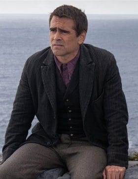 The Banshees of Inisherin Colin Farrell (Pádraic Súilleabháin) Black Blazer