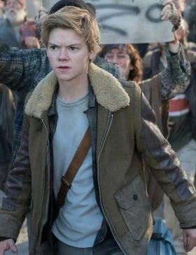 Maze Runner Death Cure Thomas Brodie Newt Leather Jacket