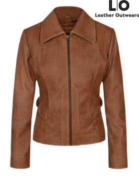 Gigli Jennifer Lopez (Ricki) Brown Leather Jacket