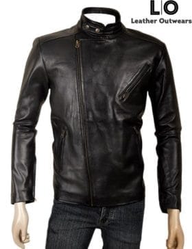 Iron Man Robert Downey Jr. (Tony Stark) Black Leather Jacket
