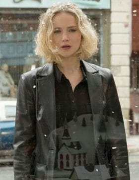 Joy Jennifer Lawrence (Joy) Black Leather Blazer