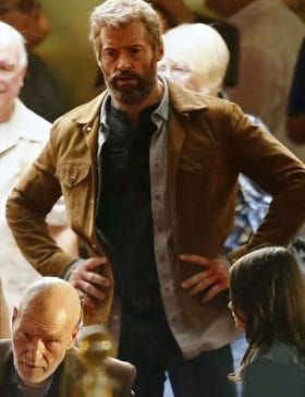 Logan Hugh Jackman (X-24) Brown Suede Jacket