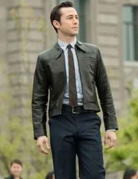 Looper Joseph Gordon Levitt (Joe) Black Leather Jacket