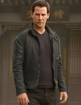 Man of Tai Chi Keanu Reeves (Donaka Mark) Black Leather Jacket
