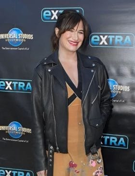 Universal Studios Kathryn Hahn Black Leather Jacket