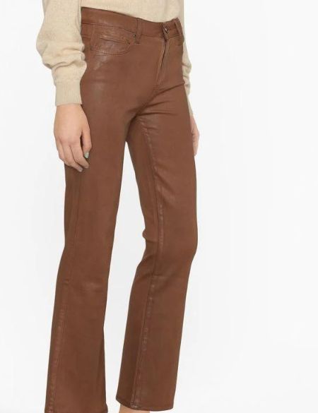 brown flare jeans