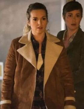 supernatural-donna-hanscum-brown-suede-jacket
