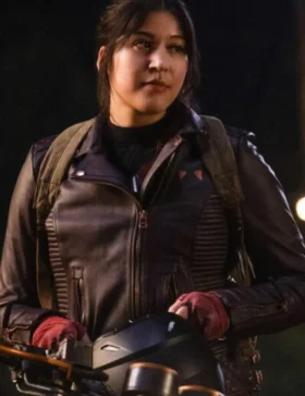 alaqua-cox-hawkeye-echo-black-leather-jacket.webp