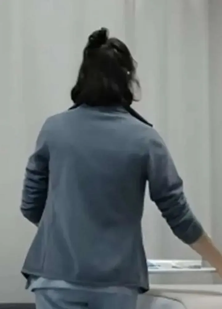 Road House Daniela Melchior (Ellie) Grey Jacket - Image 2