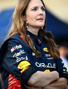 Drew Barrymore F1 Grand Prix Red Bull Jacket