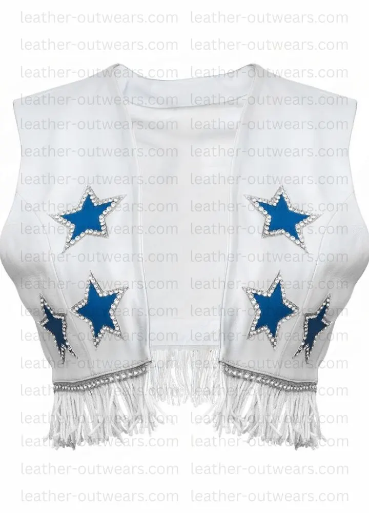 Dolly Parton Thanksgiving Halftime White Vest - Image 4