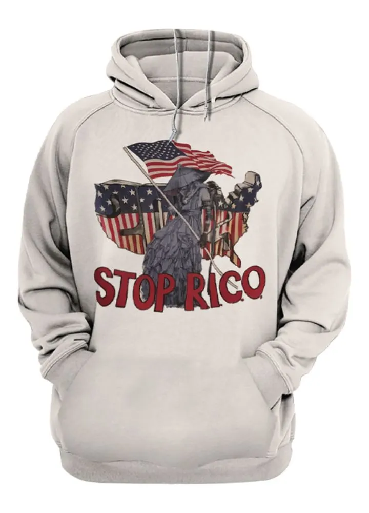 Drake Stop Rico White Hoodie - Image 2