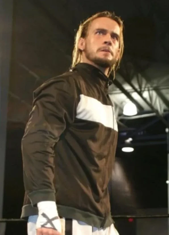 CM Punk WWE Raw Fleece Jacket | CM Punk ROH Track Jacket