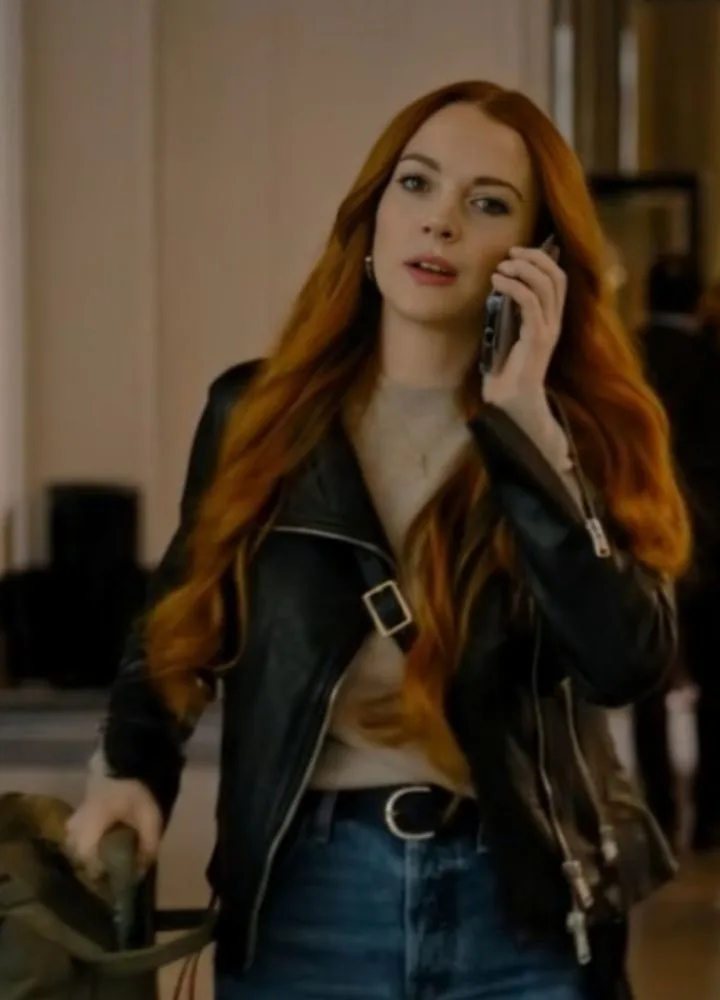 our-little-secret-lindsay-lohan-black-leather-jacket.webp