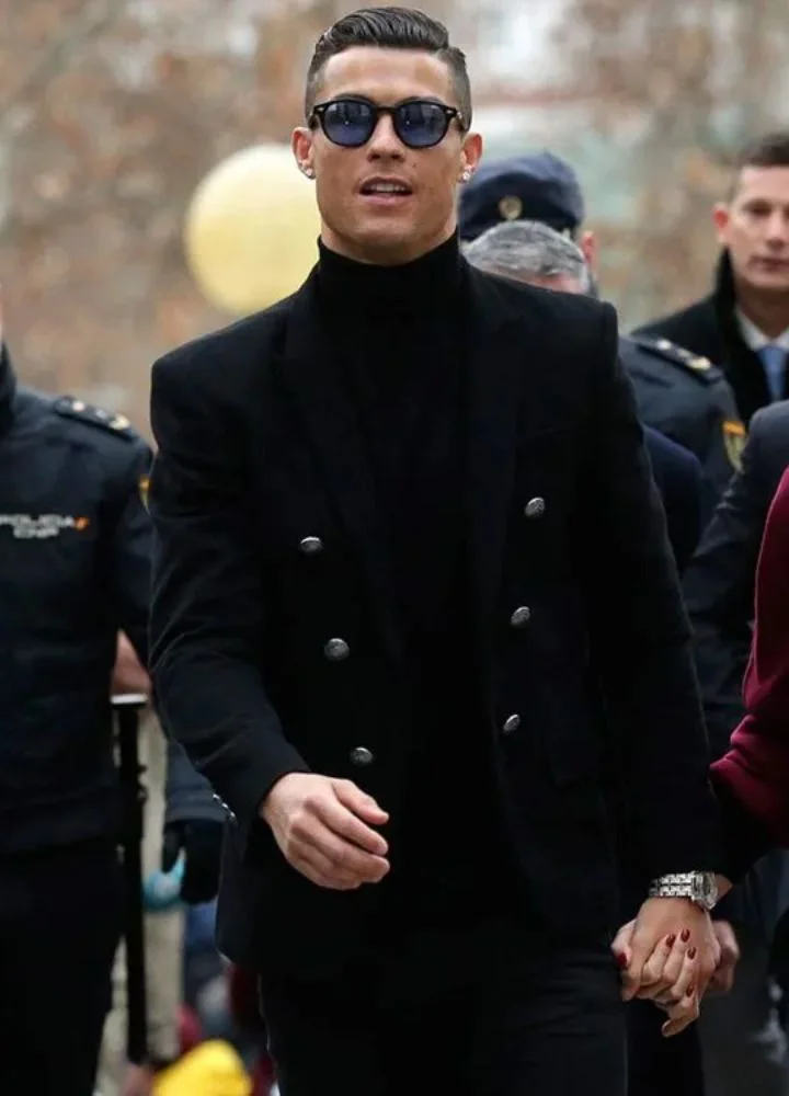 Cristiano Ronaldo Black Blazer - Image 3