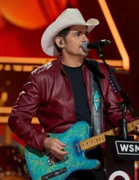 grand-ole-opry-christmas-brad-paisley-leather-jacket.webp